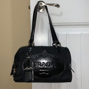 Prada Tessuto Boston Bag